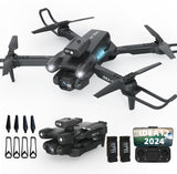 1 x RAW Customer Returns IDEA12 Drone with 2 Cameras, Drone for Children with Obstacle Avoidance, Drone with Camera Electrically Adjustable RC Drones WiFi FPV Transmission Quadcopter for Adults and Children Dual Cameras - RRP €42.64