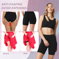 4 x Brand New BLONGW Pack of 3 Cycling Shorts Women High Waist Short Sports Pants Opaque Shorts Leggings Underpants Hotpants Boxer Shorts for Sports Yoga Gym - RRP €52.4