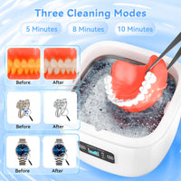 1 x RAW Customer Returns SPEEDY BEE Ultrasonic Cleaner for Retainers, Dentures, Mouth Guards, Aligners, Whitening Trays, 255ML 45kHz Portable Ultrasonic Cleaner for Jewelry, Valentine s Day Birthday Gifts - RRP €40.09