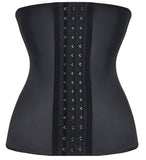 1 x RAW Customer Returns TwinsFlame Women s Latex Waist Trainer Gift Tape Measure Body Full Bust Corset Training Sports Corset, Black, 2XL For Waist 81-86CM  - RRP €39.99