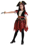 2 x RAW Customer Returns Mrsclaus Pirate Costume Girls Children Pirate Dress Accessories Set Pirate Hat Eye Patch Pirate Costume Accessories for Carnival Halloween Pirate Costume Party C026S - RRP €42.26