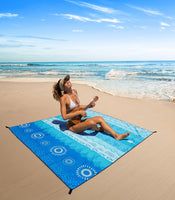 1 x RAW Customer Returns OCOOPA Beach Blanket Sand Free, Extra Large, Picnic Deck Waterproof Soft and Durable Meterial, Lightweight and Portable, Perfect for Travel, Camping, Beach Holidays - RRP €28.02