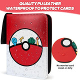 2 x RAW Customer Returns Scrapbook for Pokemon cards, album for Pokemon trading cards, 60 pages 480 cards capacity cards booklet folder cases book - RRP €27.16