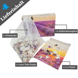 7 x Brand New JMbeauuuty Challenging 1000 Piece Jigsaw Puzzle for Adults, Lavender Flower Puzzle 1000 Piece for Adults, Difficult Puzzle Gift for Christmas Birthday Home Decoration 70x50cm  - RRP €119.98