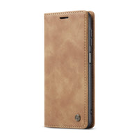 1 x Brand New JMstore case compatible with Samsung Galaxy A13 4G, leather flip protective case wallet cell phone case with credit card stand function brown  - RRP €20.4