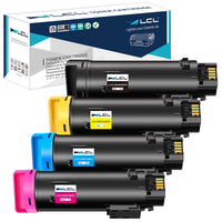 1 x RAW Customer Returns LCL Compatible Toner Cartridge 6510 6510DN 6510N WorkCentre 6515 6515DN 6515DNI 6515DNW 6515N 6515NW 106R03480 106R03477 106R03478 1Black 1Cyan 1Magenta 1Yellow compatible for Xerox WorkCentre 6515 - RRP €39.9