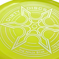 1 x RAW Customer Returns Indy - Dirty DISC 175 g Yellow Frisbee, Professional Frisbee, Throwing Disc, Flying Disc, Sports Toy, Sports Game for Children and Adults - RRP €14.11