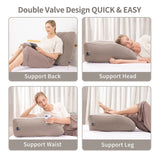 1 x RAW Customer Returns SAHEYER vein pillow leg elevation pillow, inflatable vein pillow and leg pillow elevation, vein pillow for the legs comfort improves blood circulation and reduces swelling - RRP €26.54