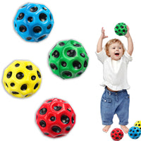 5 x Brand New 4 Pieces Space Moon Ball, Astro Jump Ball, Reduce Pressure Bouncing Ball Toy, Jumps Rubber Ball, For Party Gifts Children Campaign Games - RRP €75.6