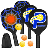 1 x Brand New PickleAce Pickleball Rackets, Pickleball Paddles Set of 4, Focus on the Sweet Spot, Training Racket for Beginners, Indoor Outdoor Sports - 4 Rackets, 4 Balls 1 Carrying Bag - RRP €45.99