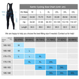 1 x RAW Customer Returns Santic women s long cycling shorts with straps, padded cycling shorts, long with straps with pockets, blue EU XXL - RRP €33.26