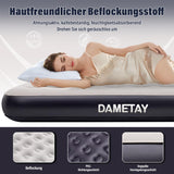 1 x RAW Customer Returns Dametay Self-Inflating Air Mattress with Electric Air Pump Self-Inflatable Air Mattress Air Bed Inflatable Mattress for 2 People Guest Bed for Camping Travel Home 198 x 152 x 25 cm - RRP €69.99