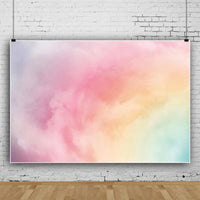 1 x RAW Customer Returns MIRRORANG 3x2m Pastel Color Cloud Backdrop Colorful Sky Rainbow Cloud Photography Background Newborn Baby Shower Birthday Party Portrait Studio Photo Shoot Props, Vinyl - RRP €36.99