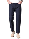 1 x Brand New ziilay 7 8 trousers men s summer smart pants suit look stretch light modern elegant business casual 8360BL31W26L - RRP €27.6