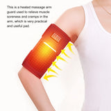 1 x RAW Customer Returns Arm Heating Pad, Electric 3 Modes Arm Massage Wrap with 2 Vibration Massage Motors to Relieve Muscle Soreness in the Arm - RRP €28.86