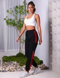 1 x RAW Customer Returns Marvmys Jogging Pants Women Cotton Contrasting Colors Sports Pants Long Tracksuit Pants Women Training Pants Style BC XL - RRP €22.99