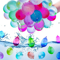 8 x Brand New 444 pieces self-closing water bombs, 60 seconds quick fill water bomb set, 37 water balloons per bunch 12 bunches , self-closing water balloons without knots for summer party - RRP €120.64