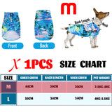 17 x Brand New Dog Hawaiian Shirt, RosyFate T-Shirt for Dogs Summer, Dog Shirt Summer, Breathable Comfortable, Dog Vest Summer, Dog Clothes for Small and Medium Dogs M  - RRP €134.98