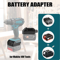 2 x RAW Customer Returns for Bosch to MAKITA battery, for Bosch 18V GBA lithium battery convert to Makita 18V lithium battery convert for Makita 18V Cordless Power Tool - RRP €39.8