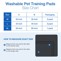 9 x Brand New 2 Pack Large Puppy Training Pads 80 x 90 Machine Washable, Super Absorbent, Pet Incontinence Pads 2 Packs 30 x 35  - RRP €188.91