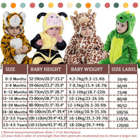 1 x RAW Customer Returns Doladola Baby Romper with Hood Unisex Baby Onesie Cartoon Animal Jumpsuit Pajamas 24-30 Months, Tiger  - RRP €25.1