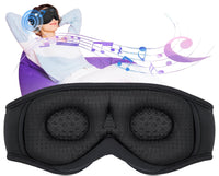 1 x RAW Customer Returns LC-dolida sleep mask with Bluetooth headphones, 3D Bluetooth sleep mask, 3D eye mask for sleep mask, sleep headphones for side sleepers, meditation, gifts - RRP €29.99