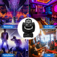 1 x RAW Customer Returns 90W Moving Head LED dmx512 Stage Light Disco DJ Light RGBW Spot Beam Light Effect Beam Effect Pattern Light Beam Light for KTV Nightclub DJ Disco - RRP €129.98