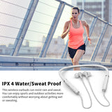 1 x RAW Customer Returns Headphones Bluetooth with cable for Samsung A55 A54 S24 5G S23 iPhone 15 16 Pro Pixel 9 8a Mi 14,Stereo Wireless Neckband Headphones In Ear Earbuds,Headset with microphone for running, training, gym, sleep - RRP €19.99