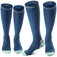 1 x RAW Customer Returns CAMBIVO compression stockings women and men 2 pairs, compression socks support stockings for running, sports, flight, travel, cycling - RRP €22.18