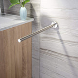 1 x RAW Customer Returns ZUNTO towel rail wall mounted towel holder bathroom made of stainless steel, towel rail for drilling for bathroom and kitchen, black - RRP €16.13