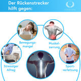 1 x RAW Customer Returns STREYDA Premium back stretcher for posture correction including German instructions in 4 different colors - back stretcher against back pain - back stretcher suitable for all ages purple  - RRP €19.99