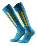 1 x RAW Customer Returns DANISH ENDURANCE Alpine Performance Ski Socks Blue Yellow - 1 Pair, EU 43-47  - RRP €24.95