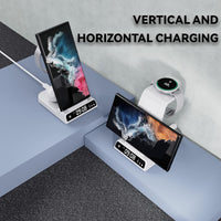 4 x RAW Customer Returns Phelinta 3 in 1 inductive charging station for Samsung, wireless charger charging station for Samsung S24 Ultra S24 S23 Ultra S23 S22 S21 Z Flod 5 Z Flip 5, wireless charger for Galaxy Watch 6 5 4 3 - RRP €199.96