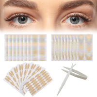 49 x Brand New Eyelid Tape, Double Eyelid Stickers, 960 Pcs Invisible Eyelid Tape, Lift Stickers for Eye Lids, Fiber Self-Adhesive Eyes, Drooping Eyelid Adhesive Strips with Fork Rods - RRP €481.67