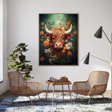 18 x Brand New Wenfdrtr Cow Diamond Painting Adults-Cow Diamond Painting Pictures Adults, 5D Highland Cow Diamond Painting Set Perfect for Home Wall Decor 30x40cm  - RRP €367.2