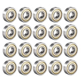 1 x RAW Customer Returns Ball Bearings 6000 ZZ 10mm x 26mm x 8mm Deep Grooves Double Shielded Small Ball Bearings 80100 Miniature Radial Roller Bearing, Pack of 20 - RRP €13.99