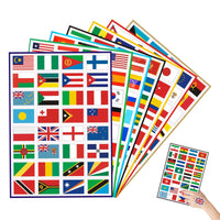 5 x Brand New SPERMUOY country flags stickers world flag, 224Pcs country flags flag set face stickers Olympic flags stickers, mini stickers world flag for model making bicycle car motorcycle decoration - RRP €102.0