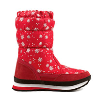 1 x Brand New Shenji Women s mid-calf winter boots, fur lined snow boots H20612 Red 39 - RRP €20.24