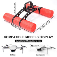 1 x RAW Customer Returns Water Landing Gear compatible with DJI Mini 2 drones water landing gear for Mavic Mini water landing feet landing gear for drone black - RRP €18.74