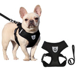 3 x Brand New Dog harness cat harness with leash escape-proof anti-pull harness air mesh breathable reflective chest harness for puppies, small dogs black, L  - RRP €61.2