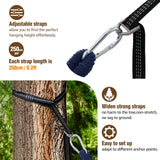 1 x RAW Customer Returns Chihee Cotton Hammock Large Soft and Breathable Camping Hammock Supports up to 300KG Portable Tree Hammock with Detachable Spreader Bar Pillow 2 Strong Webbings 2 Carabiners - RRP €29.45