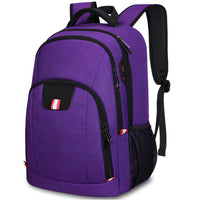 2 x Brand New Della Gao Anti-theft and waterproof backpack with USB slot for work, travel, for men and women, it is suitable for 15.6 inch laptops, purple - RRP €76.46