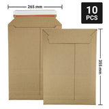 1 x RAW Customer Returns Netuno 10 brown mailing bags made of corrugated cardboard DIN B4 265x 355 mm 354g brown envelopes cardboard mailing bags goods shipment cardboard mailing bags book shipment shipping envelopes sturdy - RRP €16.03