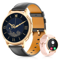 1 x RAW Customer Returns TIFOZEN Smartwatch Women s with Phone Function, 1.52 HD Fitness Watch, 110 Sports Modes, Heart Rate SpO2 Sleep Monitor, IP67 Waterproof, Calorie Step Activity Tracker for Android iOS Black Gold - RRP €49.99