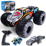 2 x RAW Customer Returns KINSAM remote controlled car, 20 km h for children aged 6 and over, 1 20 monster truck with 2 batteries 60 min playing time , 2.4 GHz drift RC car for beginners, children s gifts 6 7 8 9 10 years - RRP €65.98