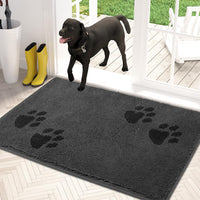 1 x RAW Customer Returns PURRUGS Doormat, Machine Washable, Non-Slip, Entrance Door Mat, Dirt Trapper Mat, Dog Mat, Super Absorbent Floor Mat for Muddy, Wet Paws and Shoes - RRP €80.53