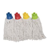 1 x RAW Customer Returns Mouse mop cotton set of 4 With robust handle Suitable for cleaning buckets with press From the wet dry mopping for the household collection - RRP €26.51