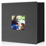 1 x RAW Customer Returns Lanpn Photo Album 10x15 600, Large Linen Slip-in Album for Portrait and Landscape Photos Pictures Black - RRP €25.1