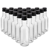 1 x RAW Customer Returns BELLE VOUS Liquor Bottles 24 Pack Mini Reusable Plastic Alcohol Bottles - 50ml Bottles with Black Screw Caps and Funnel - Mini Liquor Bottles for Weddings and Parties - RRP €16.99