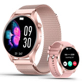 1 x RAW Customer Returns SZHELEJIAM Smartwatch Women Phone Function, 1.43 Amoled Always-On Display Wrist Watch with Heart Rate Monitor SpO2 Sleep Monitor Menstrual Cycle Fitness Tracker for iOS Android Pink - RRP €49.99